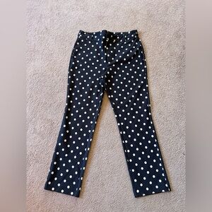 Fr People Molly  Polka Dot slim black and white Pants